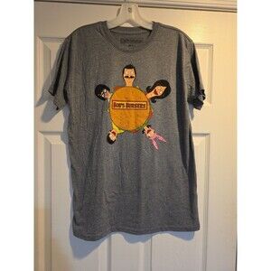 NWOT Bob's Burgers Family M Medium Gray T Shirt